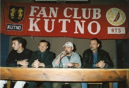 2000 rok na zdjęciu Szymon Pińkowski, Andrzej Michalczuk, Marcin Tarociński, Tomasz Muchiński